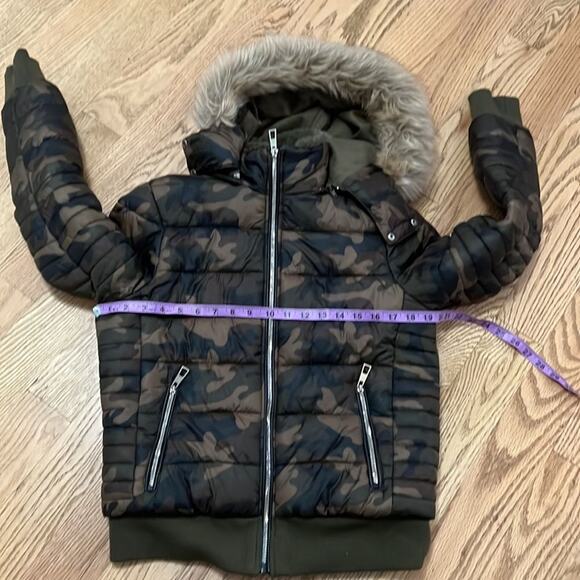 SNOBBISH CAMOUFLAGE COAT JACKET SIZE M - Picture 7 of 11